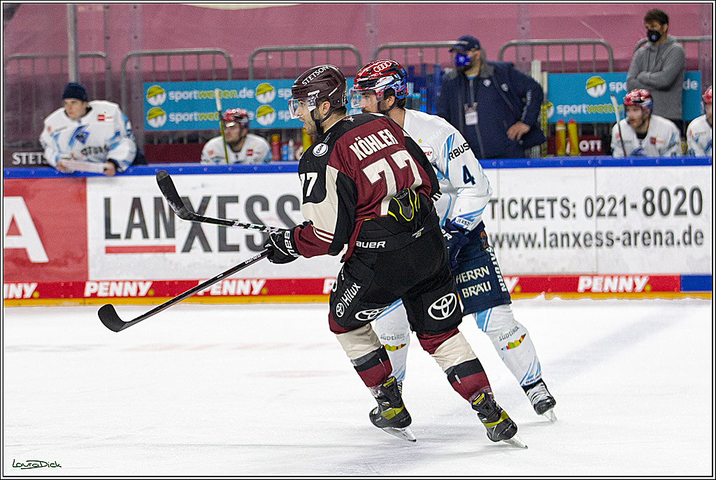 PENNY DEL;  Koelner Haie - ERC Ingolstadt; Koeln, 01.04.2021